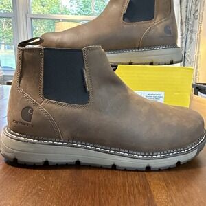 Carhartt Millbrook Water Resistant 4in Romeo Steel Toe Work Boots Size 10.5W